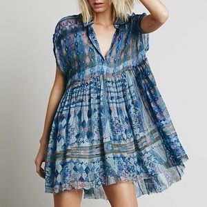 Free People Multicolored Dress size small